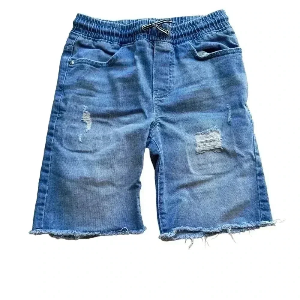 Gap Fit H&M Art Class Boys Shorts Cotton Blue Gray Como Denim Shorts SZ M #2015